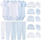 Unisex Baby Layette Essentials Giftset Clothing Set 19-Piece for Newborn Baby
