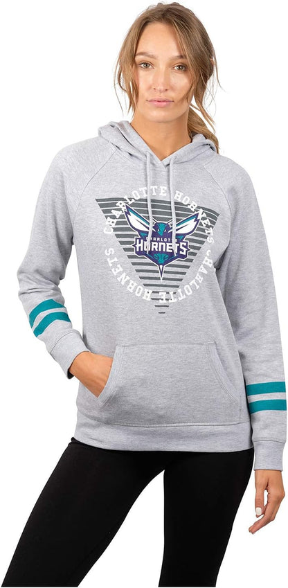 NBA Womens Soft Fleece Crop Top Pullover Hoodie Womens